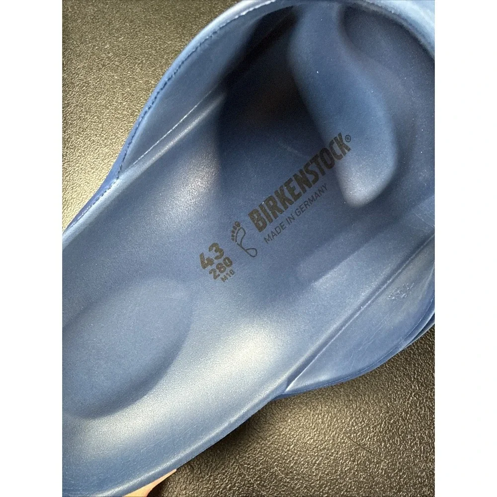 BIRKENSTOCK Arizona Essentials Sandals Men's Blue EVA Foam Size 43 10-10.5